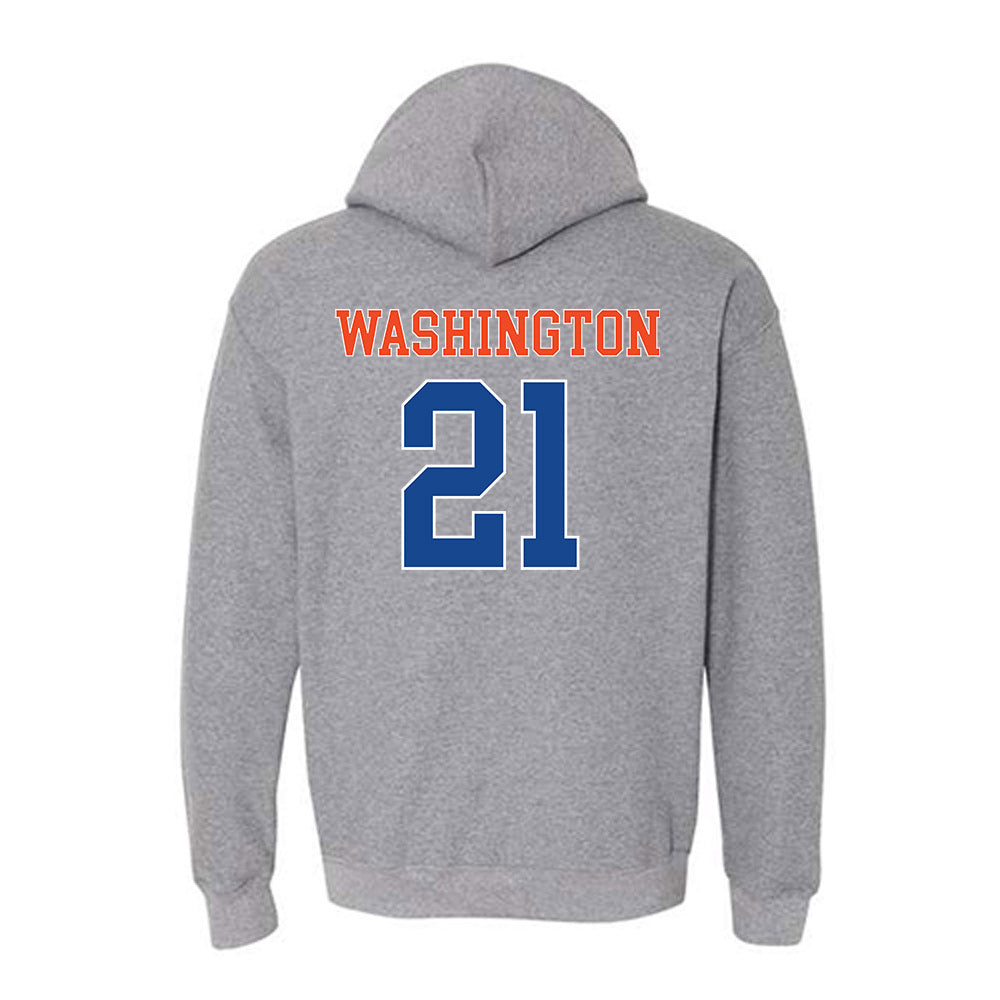 Boise State - NCAA Football : Zion Washington - Classic Shersey Hooded Sweatshirt