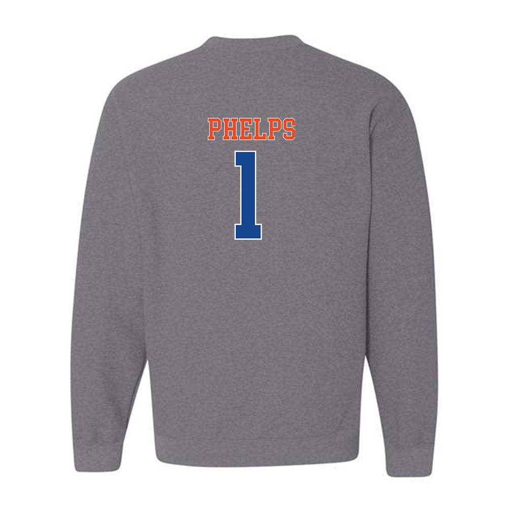 Boise State - NCAA Football : Boen Phelps - Classic Shersey Crewneck Sweatshirt-1