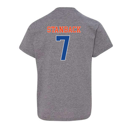 Boise State - NCAA Men's Basketball : Jerquarius Stanback - Classic Shersey Youth T-Shirt-1