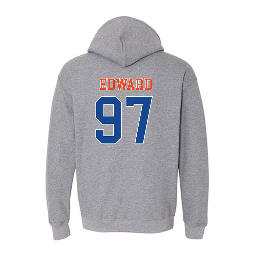 Boise State - NCAA Football : Mikaio Edward - Classic Shersey Hooded Sweatshirt-1