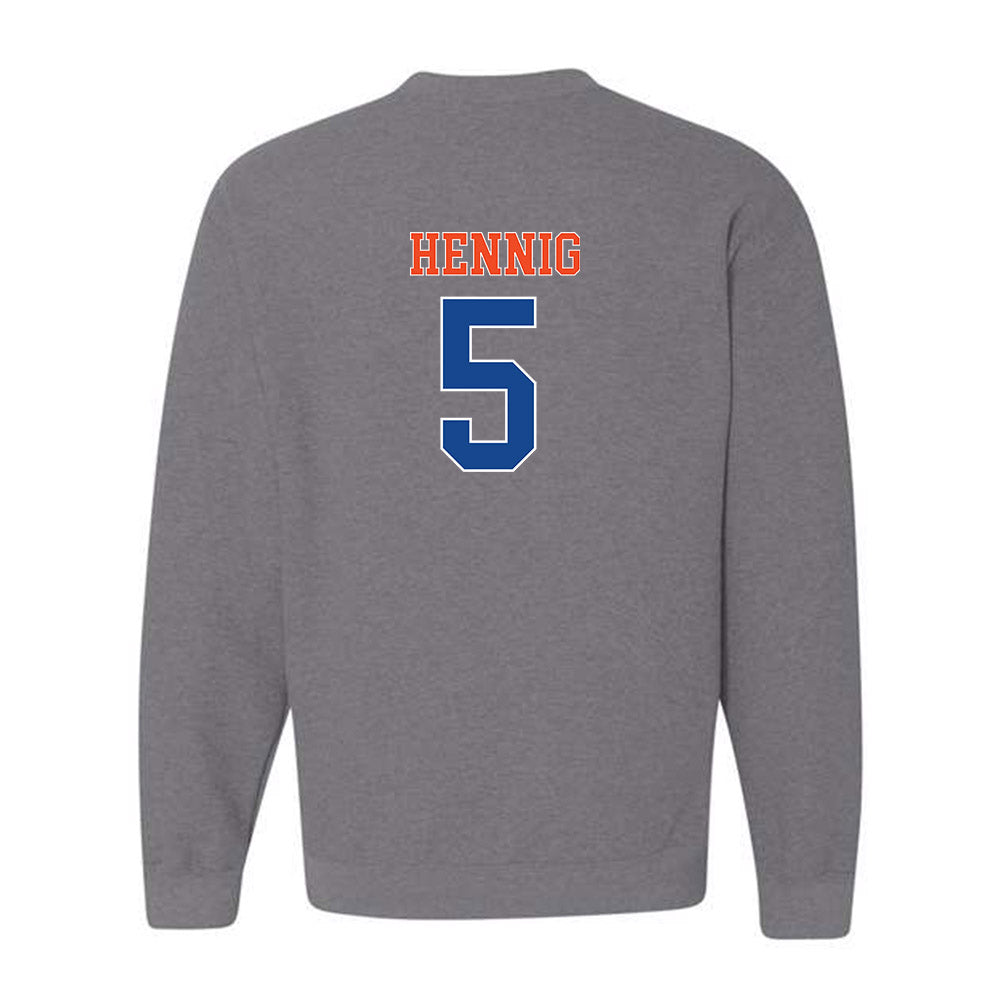 Boise State - NCAA Men's Basketball : Brady Hennig - Classic Shersey Crewneck Sweatshirt-1