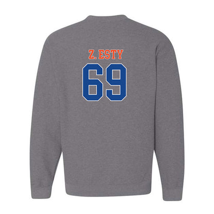 Boise State - NCAA Football : Zander Z. Esty - Classic Shersey Crewneck Sweatshirt-1