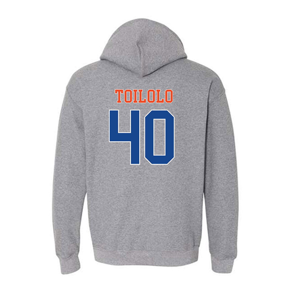 Boise State - NCAA Football : De'Shawn Toilolo - Classic Shersey Hooded Sweatshirt-1