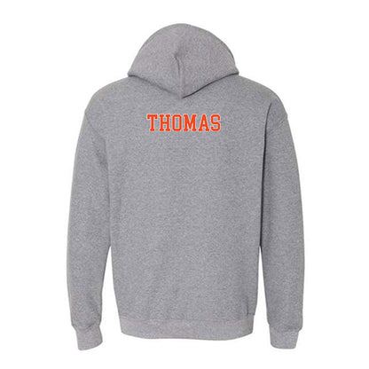 Boise State - NCAA Men's Golf : Harry Thomas - Classic Shersey Hooded Sweatshirt-1