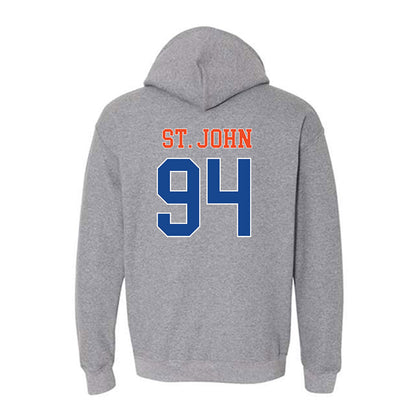 Boise State - NCAA Football : Paz St. John - Classic Shersey Hooded Sweatshirt-1