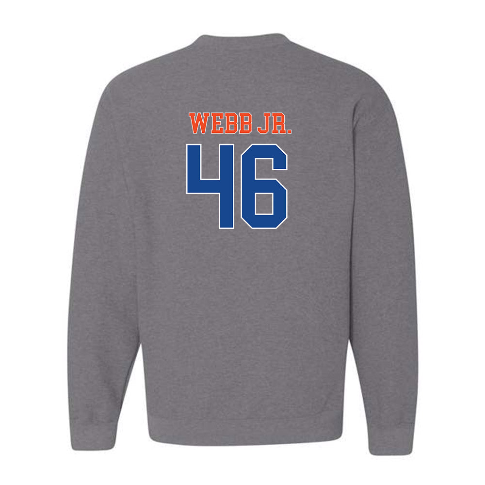 Boise State - NCAA Football : Corey Webb Jr. - Classic Shersey Crewneck Sweatshirt-1