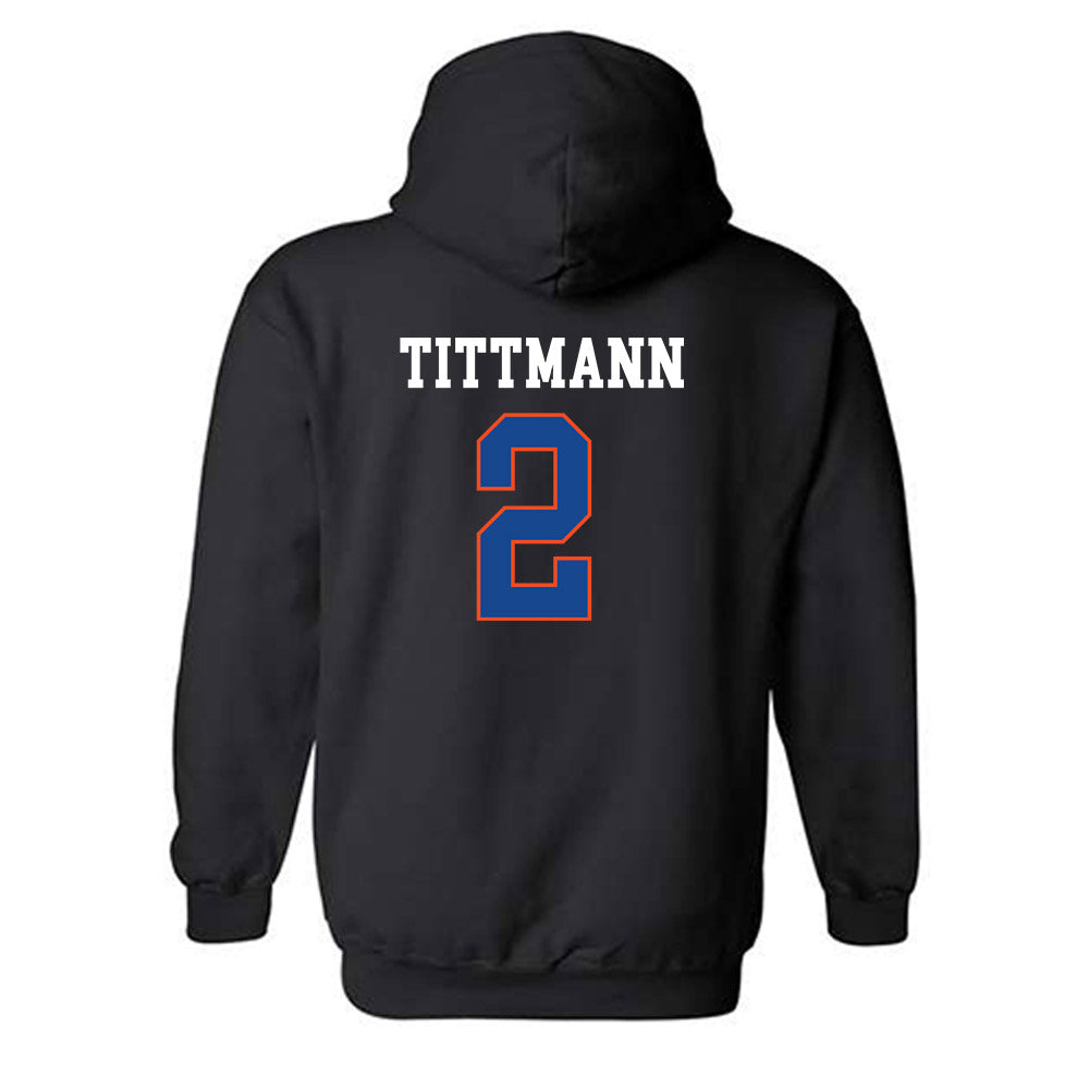 Boise State - NCAA Women's Volleyball : Azzy Tittmann - Classic Shersey Hooded Sweatshirt-1