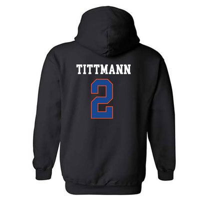 Boise State - NCAA Women's Volleyball : Azzy Tittmann - Classic Shersey Hooded Sweatshirt-1
