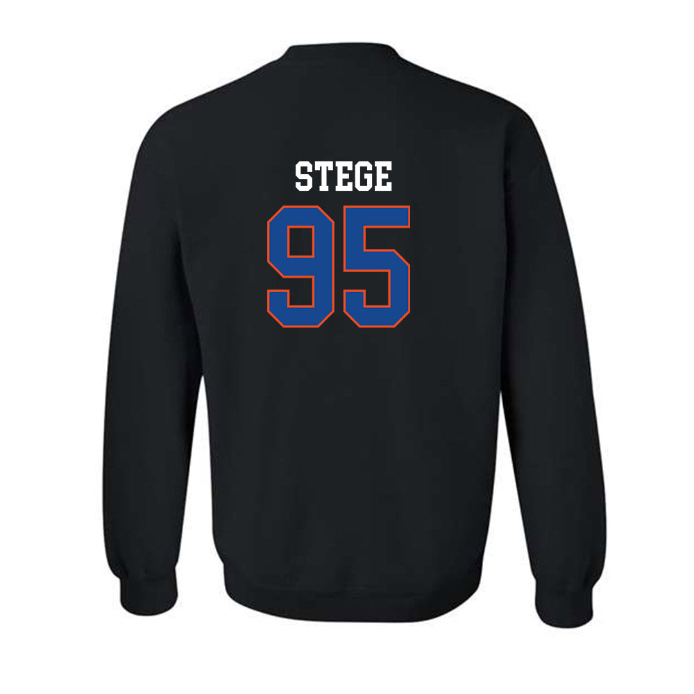 Boise State - NCAA Football : Max Stege - Classic Shersey Crewneck Sweatshirt-1