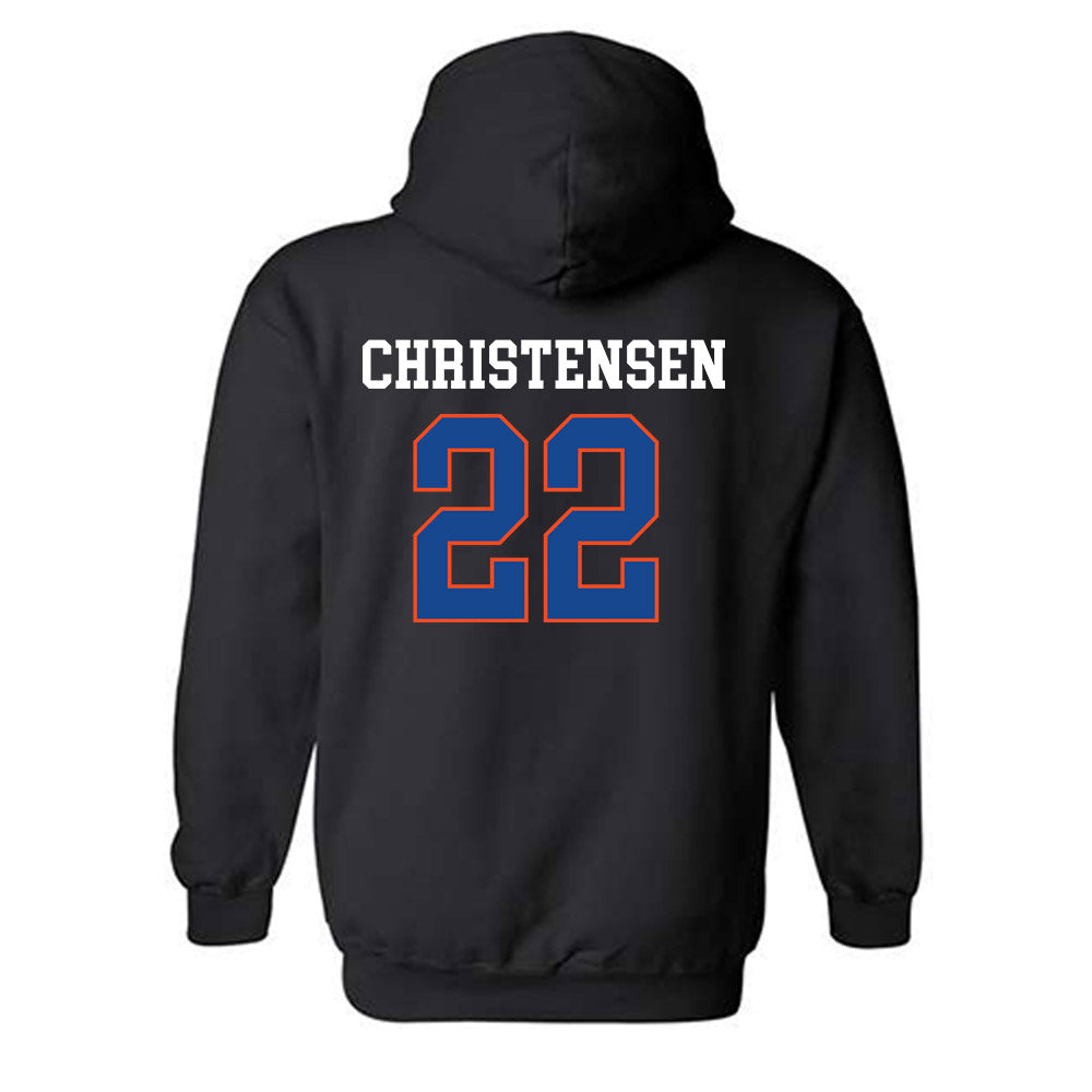 Boise State - NCAA Beach Volleyball : Anika Christensen - Classic Shersey Hooded Sweatshirt-1