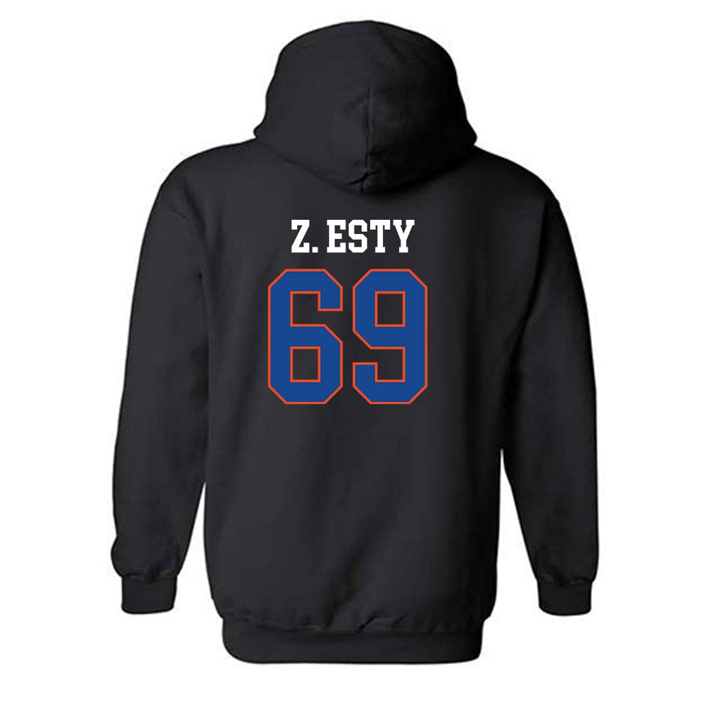 Boise State - NCAA Football : Zander Z. Esty - Classic Shersey Hooded Sweatshirt-1