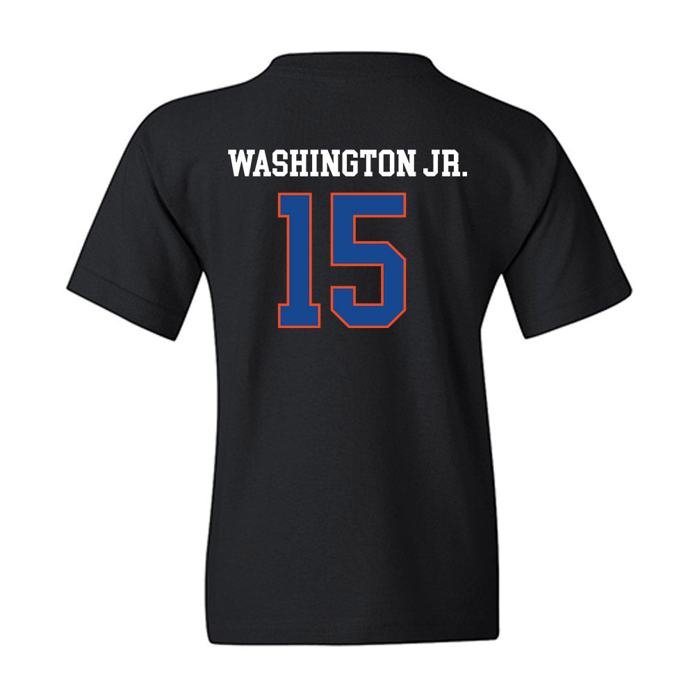 Boise State - NCAA Football : JeRico Washington Jr. - Classic Shersey Youth T-Shirt-1