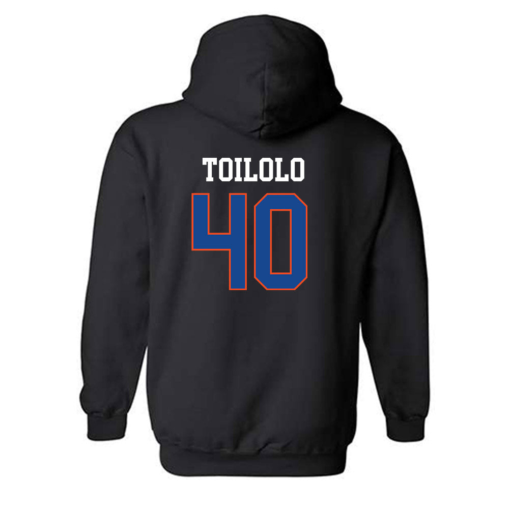 Boise State - NCAA Football : De'Shawn Toilolo - Classic Shersey Hooded Sweatshirt-1