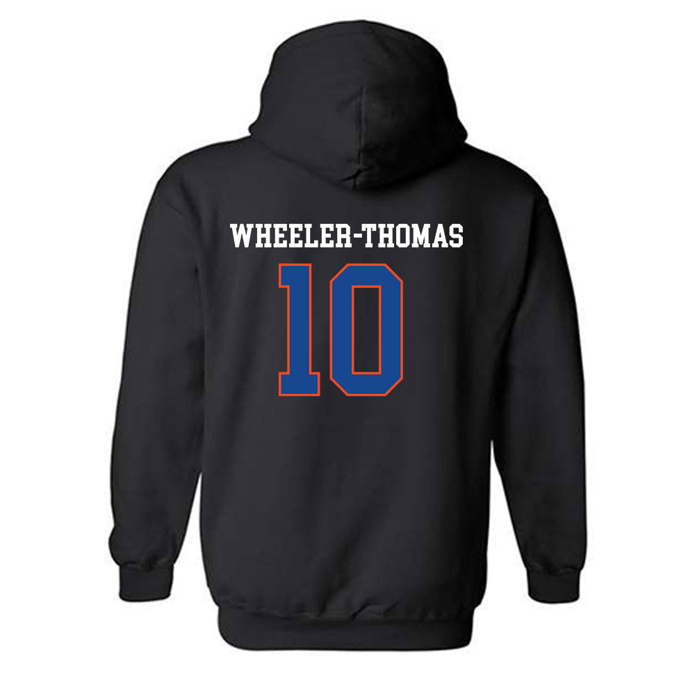 Boise State - NCAA Men's Basketball : Damari Wheeler-Thomas Wheeler-Thomas - Classic Shersey Hooded Sweatshirt-1
