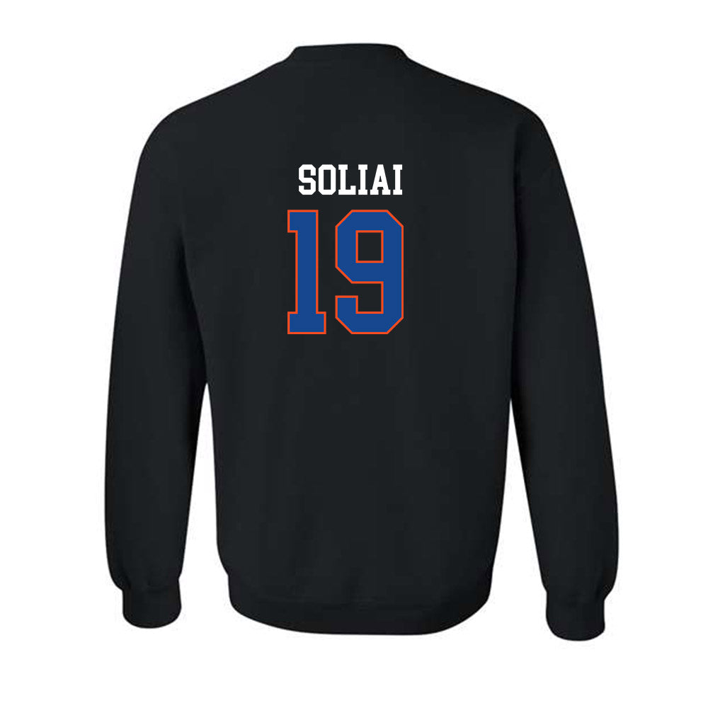 Boise State - NCAA Football : Madden Soliai - Classic Shersey Crewneck Sweatshirt-1