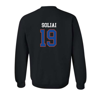 Boise State - NCAA Football : Madden Soliai - Classic Shersey Crewneck Sweatshirt-1