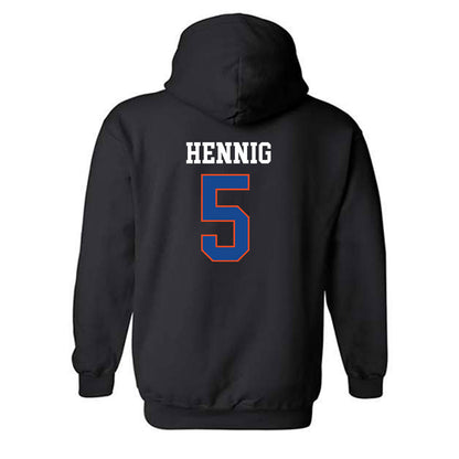Boise State - NCAA Men's Basketball : Brady Hennig - Classic Shersey Hooded Sweatshirt-1