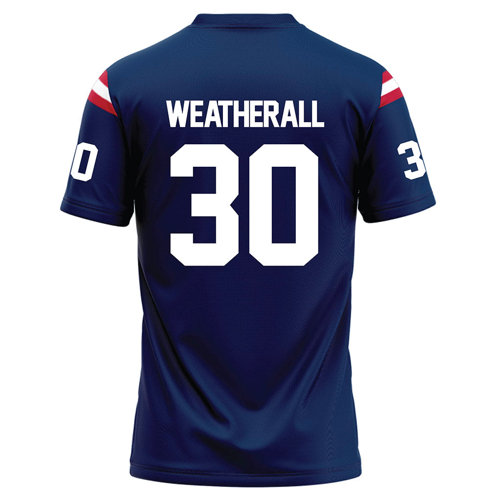 FAU - NCAA Football : Justin Weatherall - Football Jersey-1
