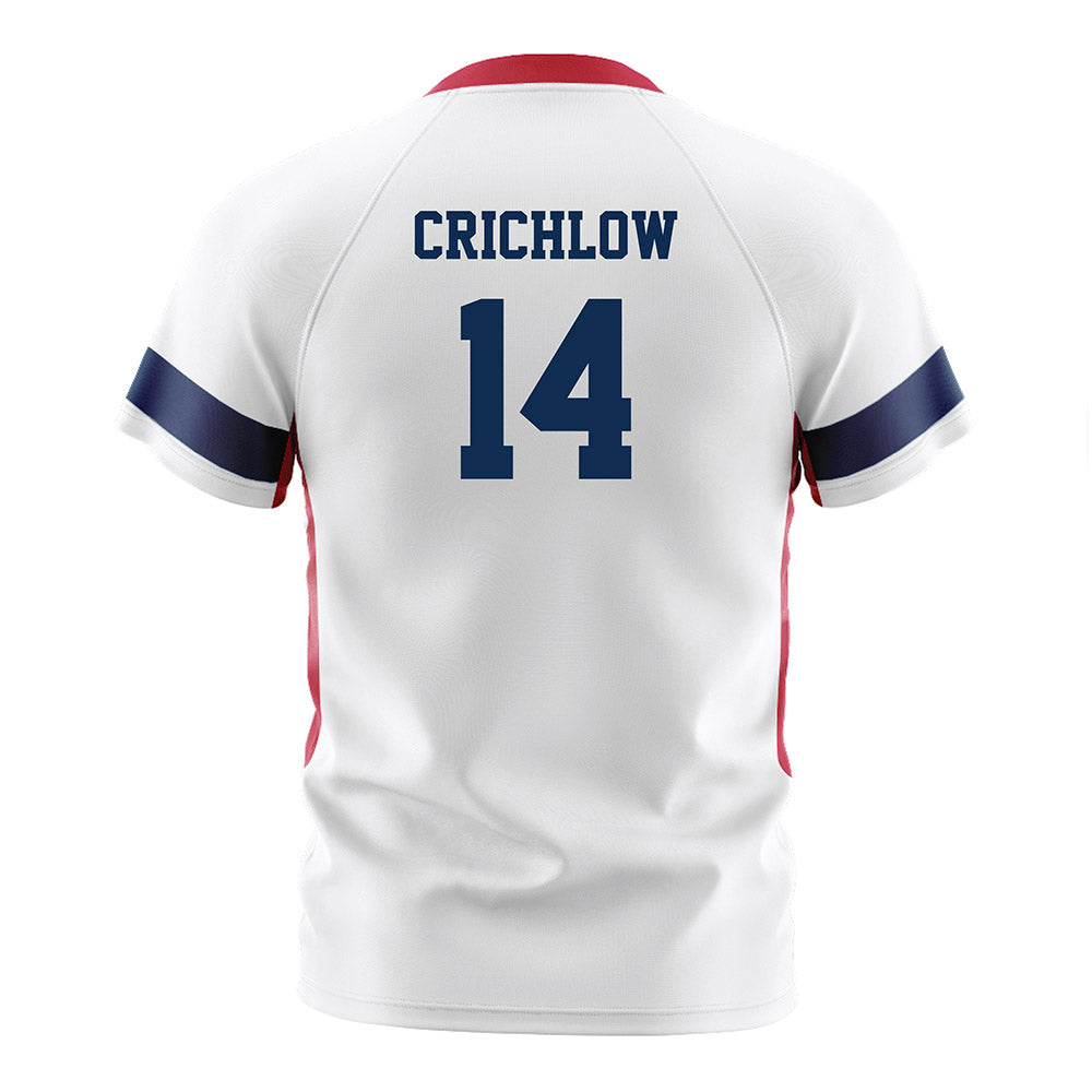 FAU - NCAA Men's Soccer : Emory Crichlow - White Soccer Jersey-1