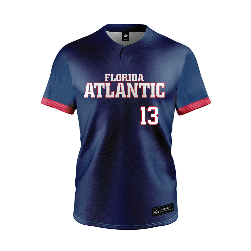 FAU - NCAA Baseball : Daniel Machado - Jersey-0