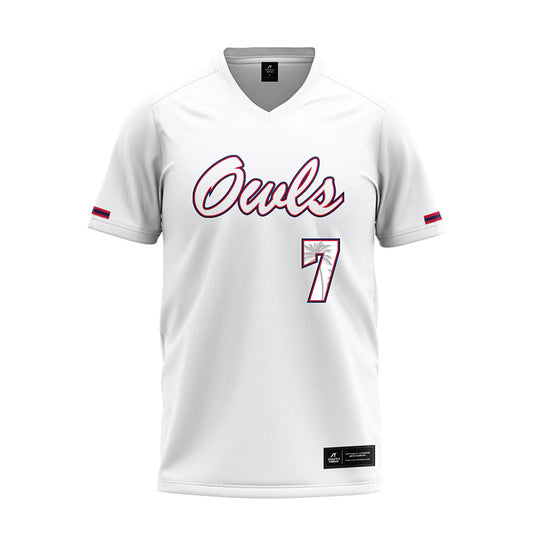 FAU - NCAA Softball : McKenna Mulholland - White Softball Jersey-0