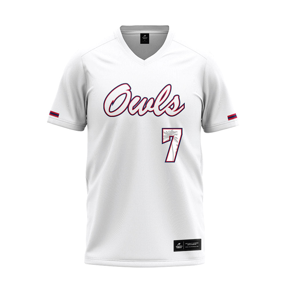 FAU - NCAA Softball : Emerson Aslan - White Softball Jersey-0