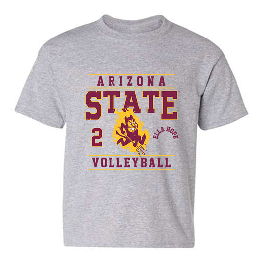 Arizona State - NCAA Women's Volleyball : Ella Hope - Classic Fashion Shersey Youth T-Shirt-0