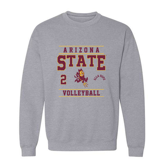 Arizona State - NCAA Women's Volleyball : Ella Hope - Classic Shersey Crewneck Sweatshirt-0