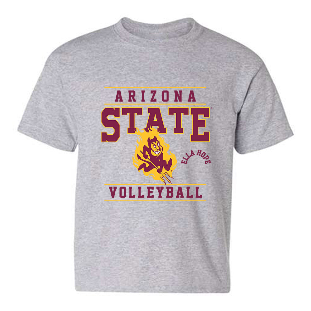 Arizona State - NCAA Women's Volleyball : Ella Hope - Classic Fashion Shersey Youth T-Shirt-0