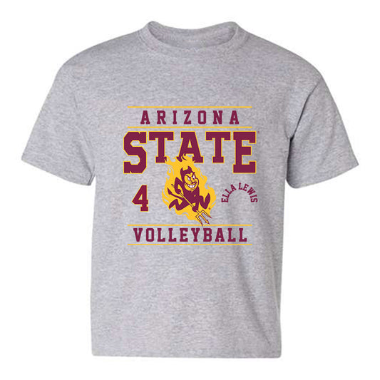 Arizona State - NCAA Women's Volleyball : Ella Lewis - Classic Fashion Shersey Youth T-Shirt-0