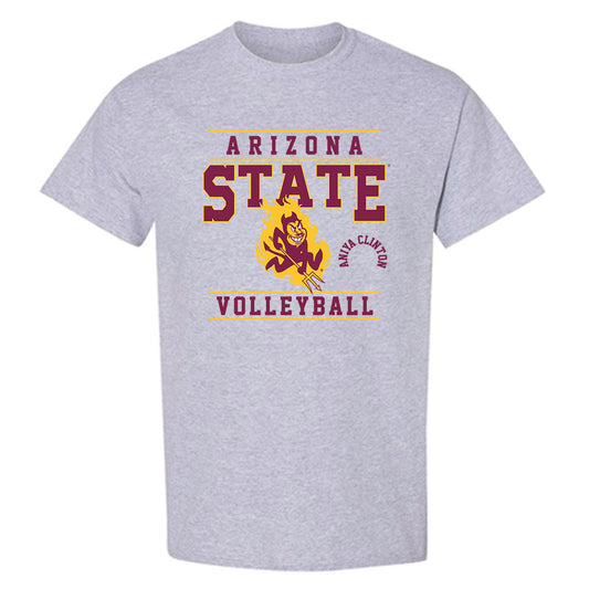 Arizona State - NCAA Women's Volleyball : Aniya Clinton - Classic Fashion Shersey T-Shirt-0