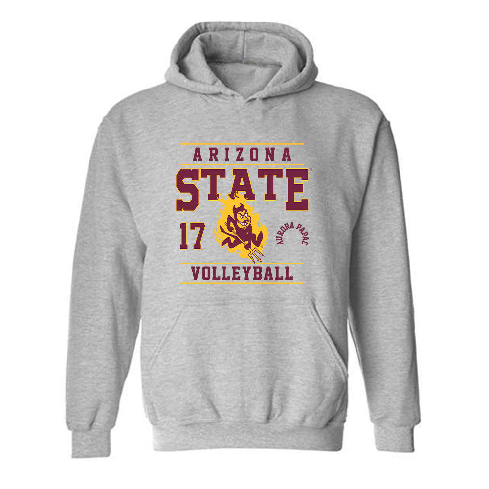 Arizona State - NCAA Women's Volleyball : Aurora Papac - Classic Shersey Hooded Sweatshirt-0