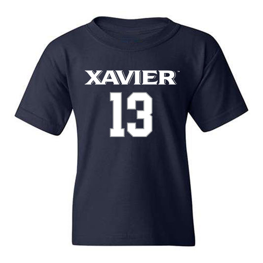Xavier - NCAA Women's Volleyball : Addie Haberthy - Replica Shersey Youth T-Shirt-0