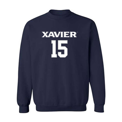 Xavier - NCAA Women's Volleyball : Ava Tilden - Replica Shersey Crewneck Sweatshirt-0