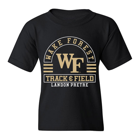 Wake Forest - NCAA Men's Track & Field : Landon Pretre - Classic Fashion Shersey Youth T-Shirt-0