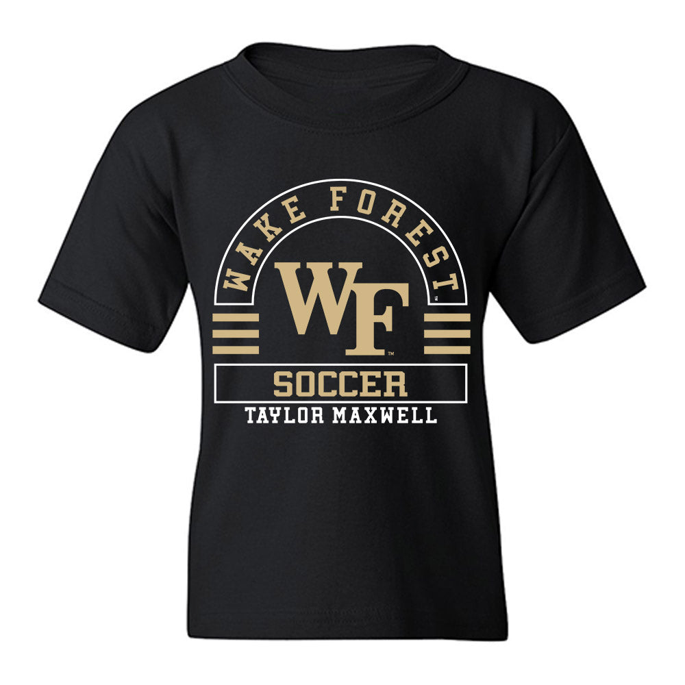Wake Forest - NCAA Women's Soccer : Taylor Maxwell - Classic Fashion Shersey Youth T-Shirt-0