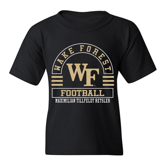 Wake Forest - NCAA Football : Maximilian Tillfeldt Retsler - Classic Fashion Shersey Youth T-Shirt-0