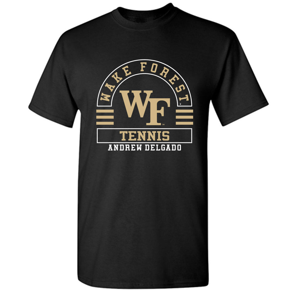 Wake Forest - NCAA Men's Tennis : Andrew Delgado - Classic Fashion Shersey T-Shirt-0