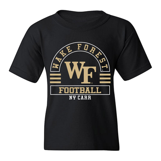 Wake Forest - NCAA Football : Ny Carr - Classic Fashion Shersey Youth T-Shirt-0