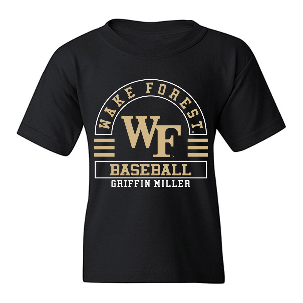 Wake Forest - NCAA Baseball : Griffin Miller - Classic Fashion Shersey Youth T-Shirt-0