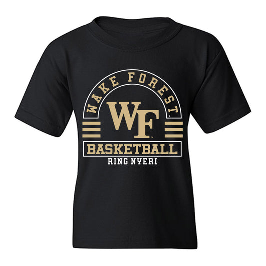 Wake Forest - NCAA Men's Basketball : Ring Nyeri - Classic Fashion Shersey Youth T-Shirt-0