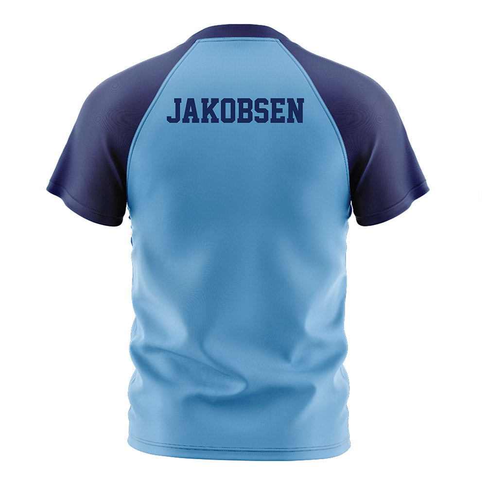 Marquette - NCAA Men's Soccer : Thomas Jakobsen - Blue Soccer Jersey-1