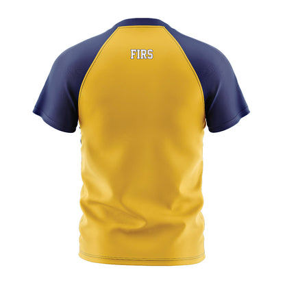 Marquette - NCAA Men's Soccer : Dominic Firs - Gold Soccer Jersey-1