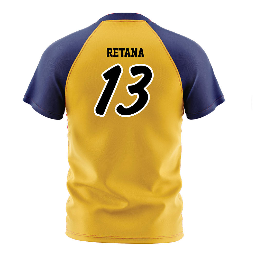 Marquette - NCAA Women's Soccer : Gabriela Retana - Gold Soccer Jersey-1