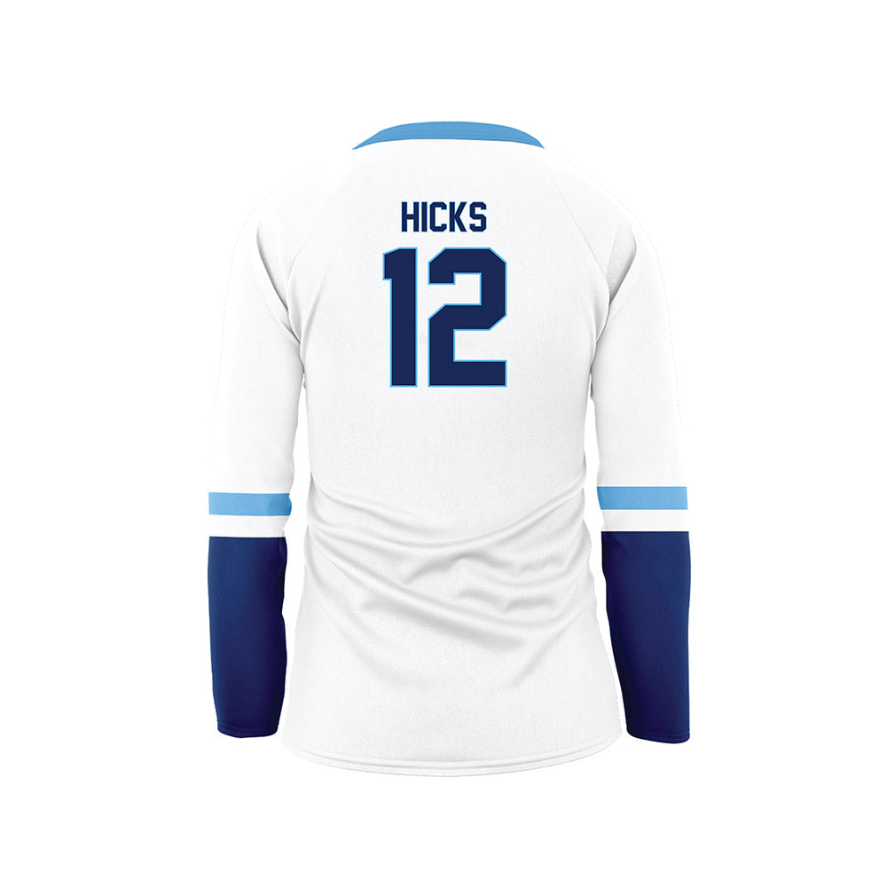 Marquette - NCAA Women's Volleyball : Aubrey Hicks - White Volleyball Jersey-1