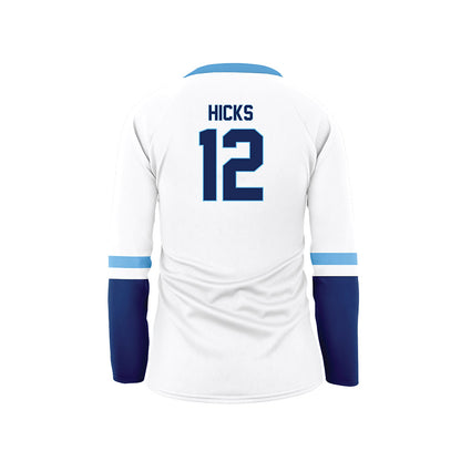 Marquette - NCAA Women's Volleyball : Aubrey Hicks - White Volleyball Jersey-1