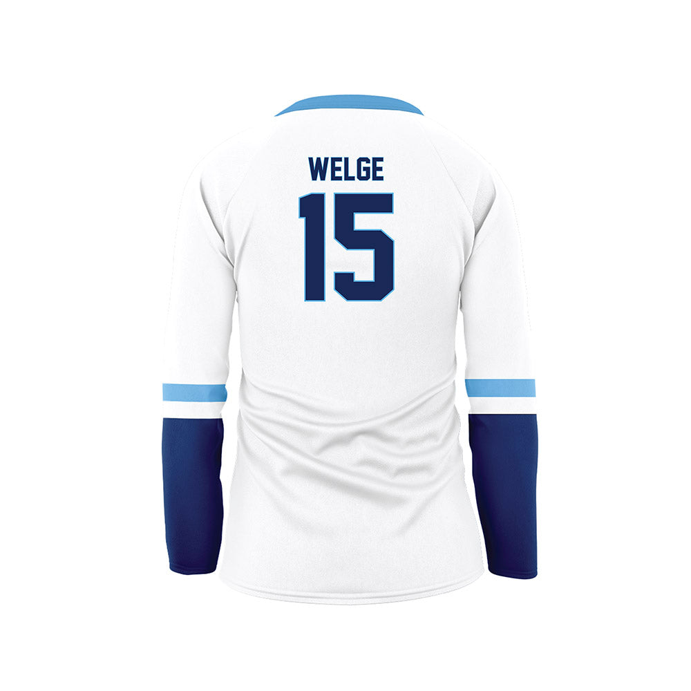 Marquette - NCAA Women's Volleyball : Molly Welge - White Volleyball Jersey-1