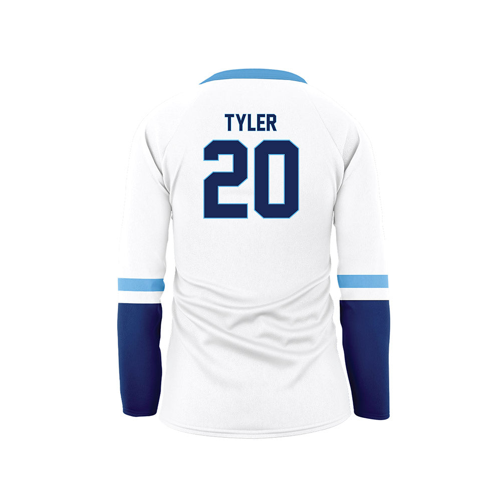 Marquette - NCAA Women's Volleyball : Carson Tyler - White Volleyball Jersey-1