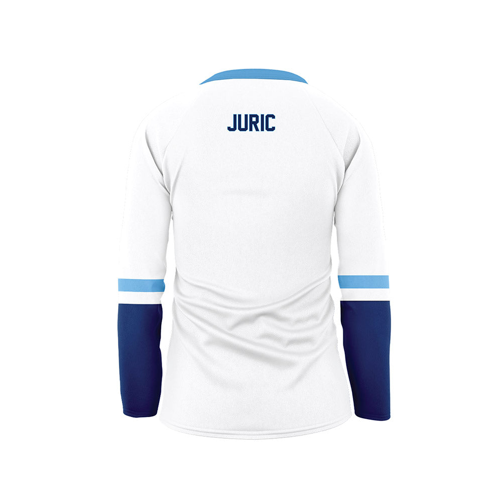 Marquette - NCAA Women's Volleyball : Emi Juric - White Volleyball Jersey-1