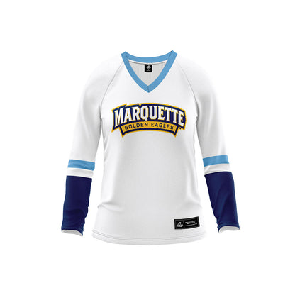 Marquette - NCAA Women's Volleyball : Emi Juric - White Volleyball Jersey-0